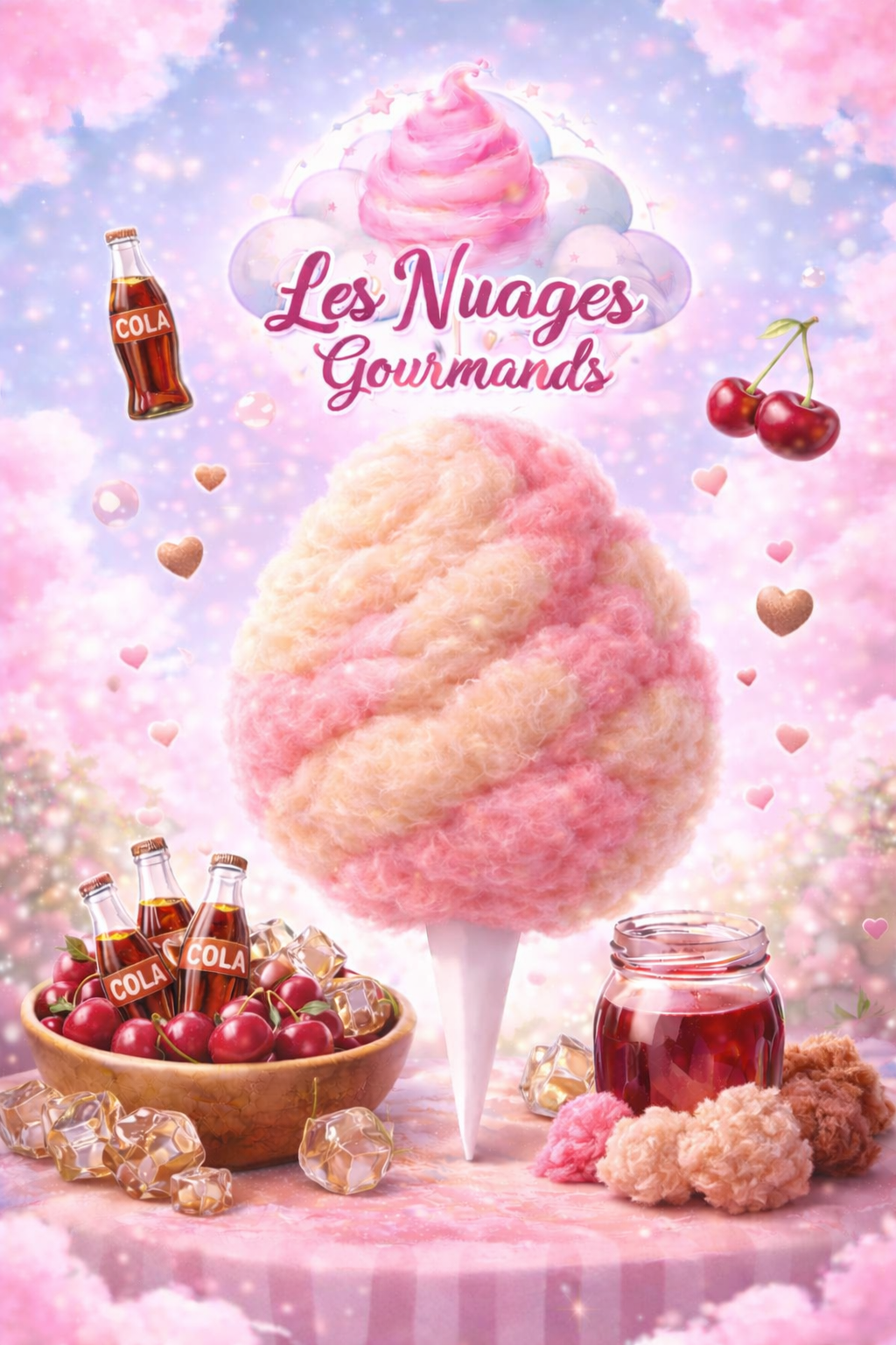 nuage gourmand mix xxl cola et cerise