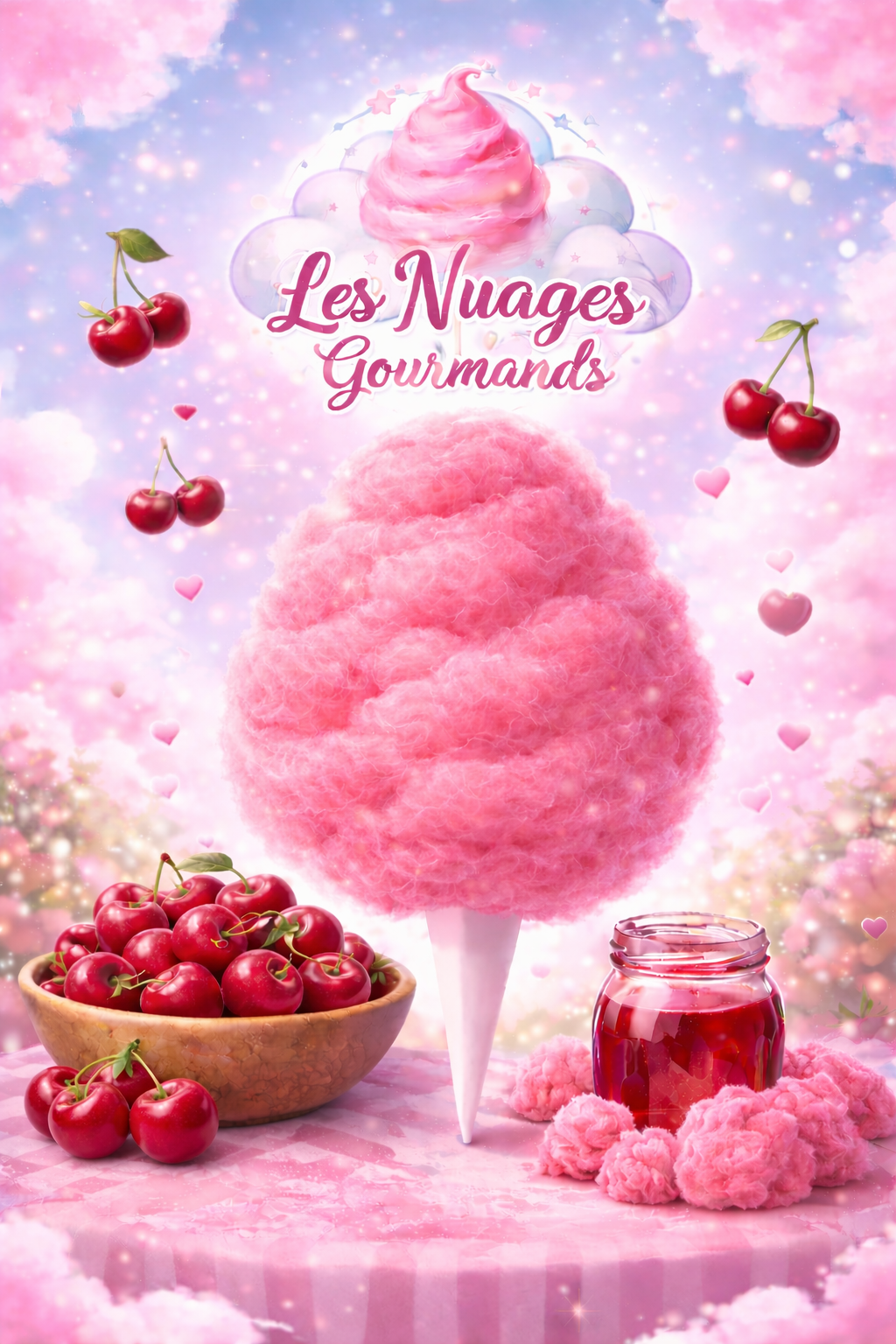 nuage gourmand xxl cerise