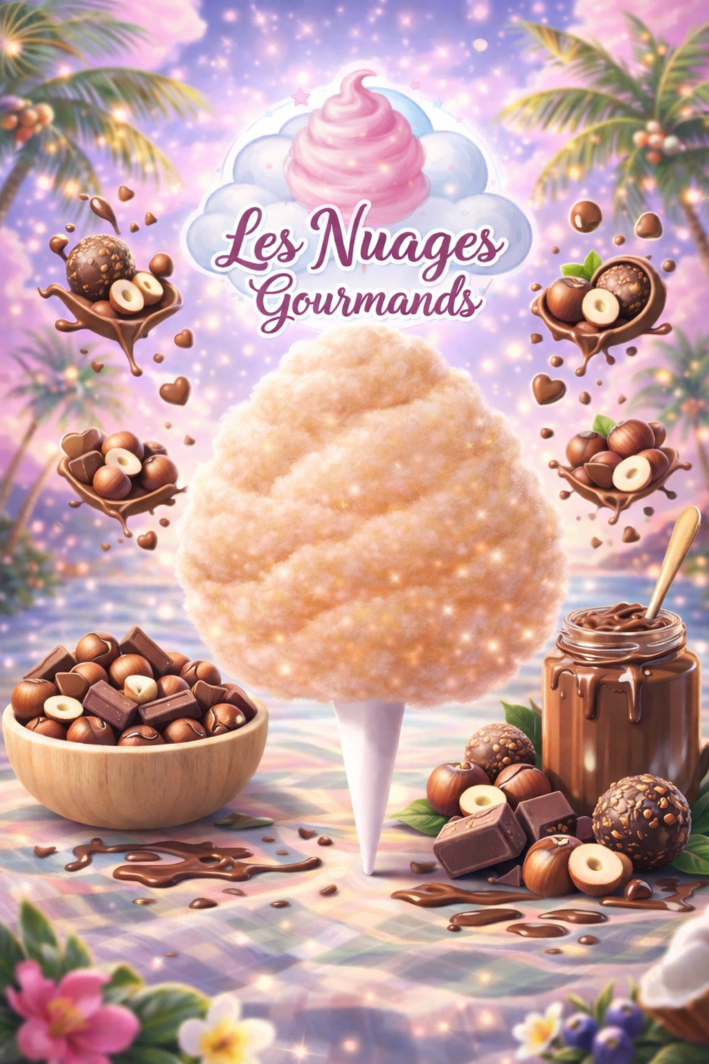nuage gourmand xxl choco noisette