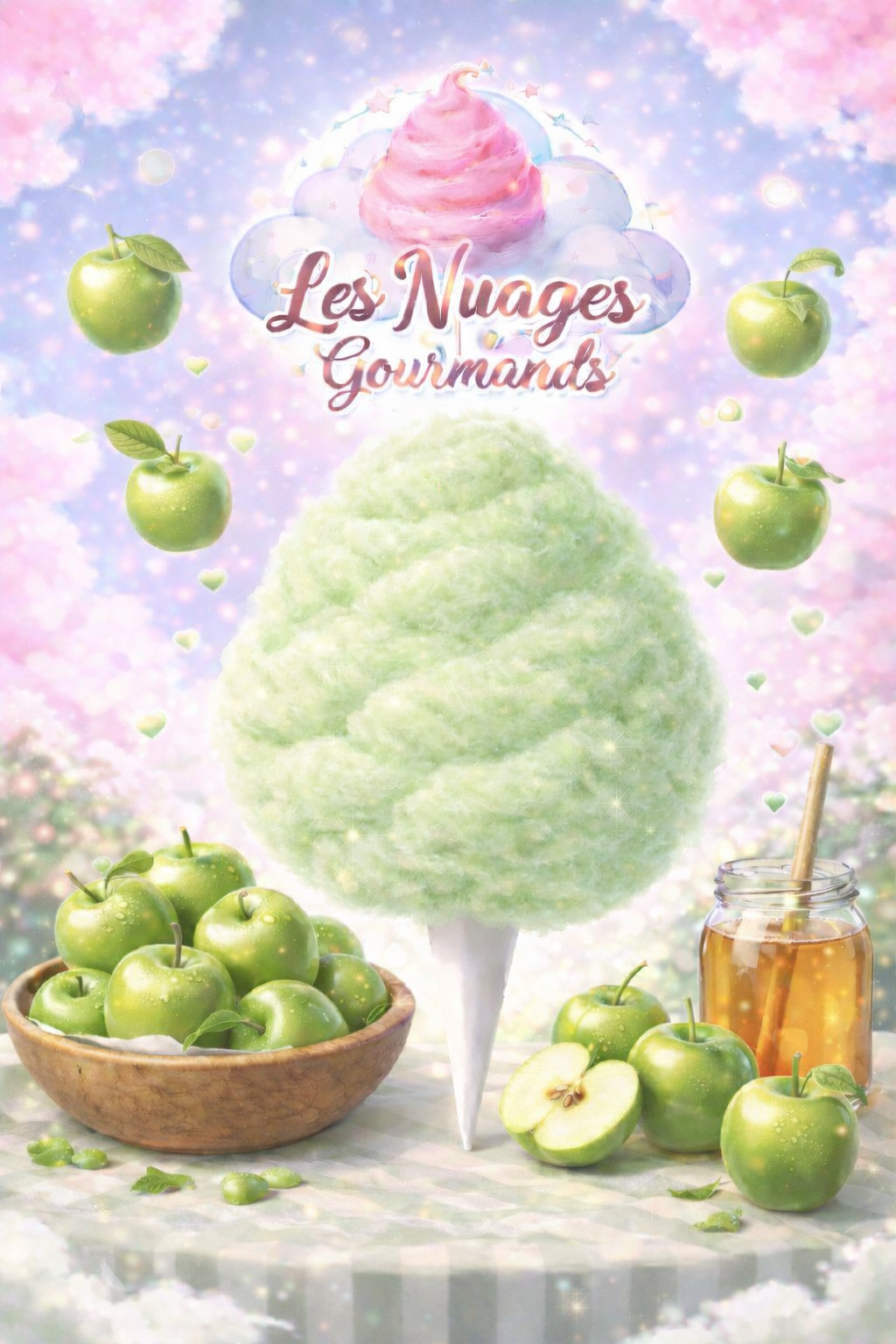 nuage gourmand xxl pomme verte